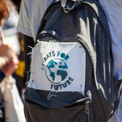 Schüler bei Fridays for future